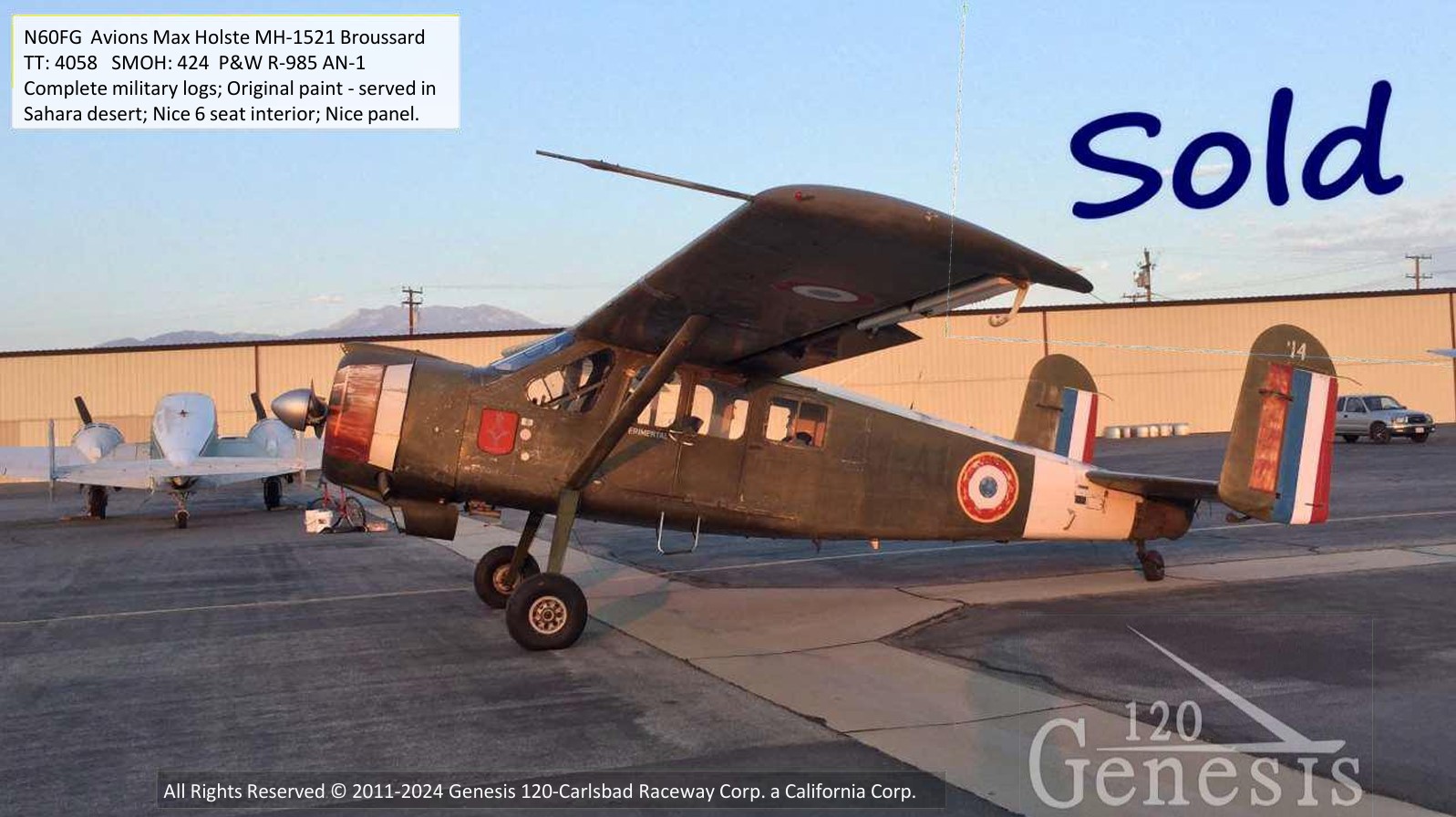 SOLD – MH‑1521 BROUSSARD