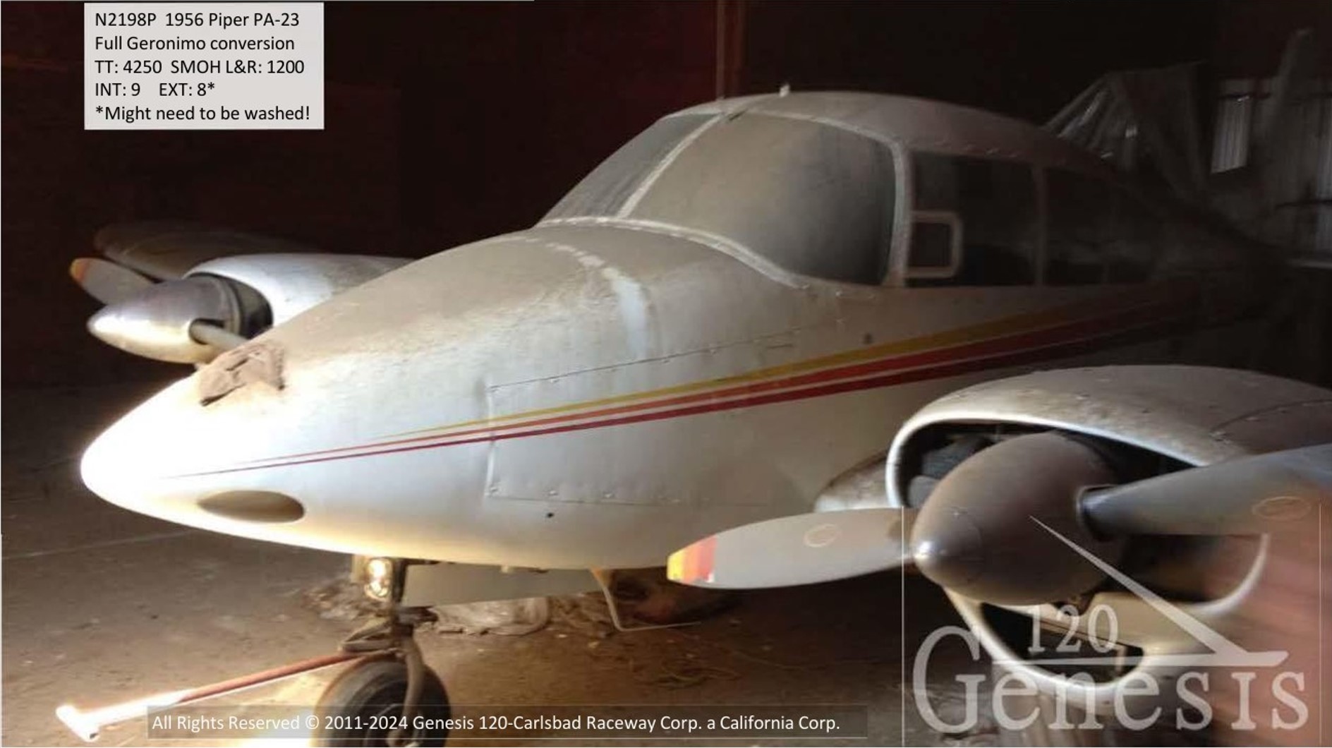 SOLD – PIPER GERONIMO PA‑23